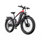 Duotts F26 Electric Bike - 750W*2 Motor 48V 20Ah Battery Not foldable - Black Red